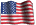 Flag in Honor of United States of America